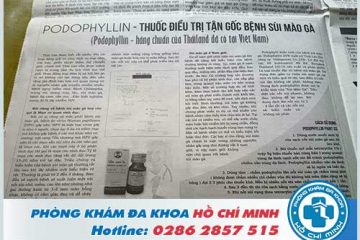 Bán thuốc Podophyllin 25 chữa bệnh sùi mào gà ở Quảng Ngãi hiệu quả